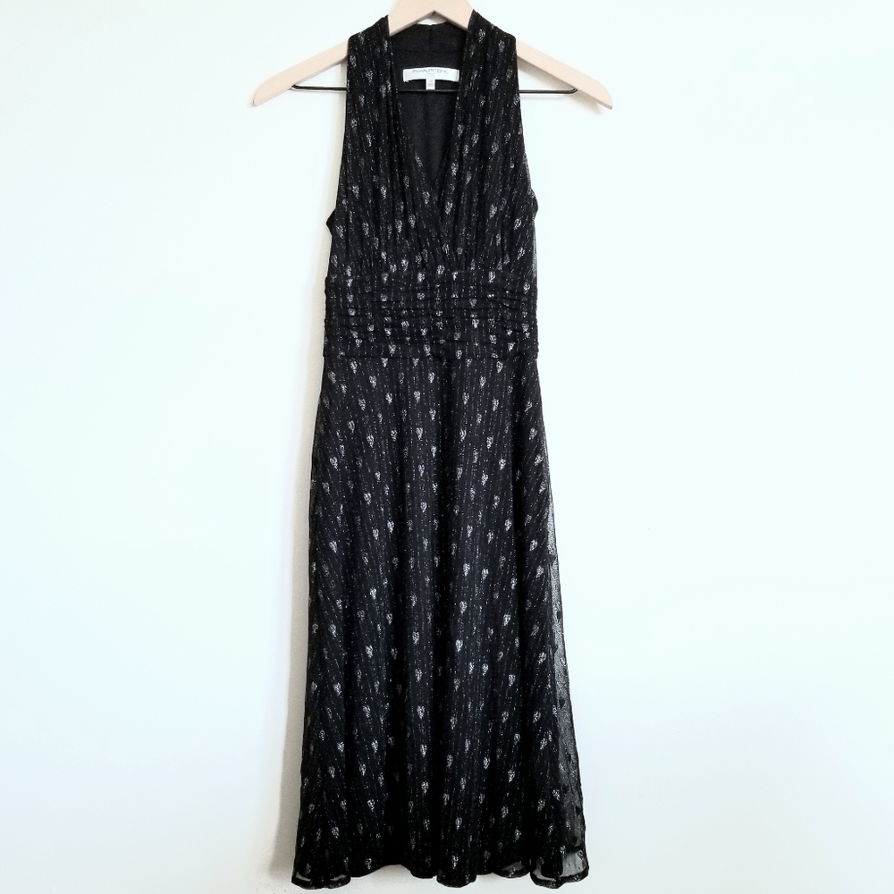 EVAN PICONE BLACK AND SILVER DRESS